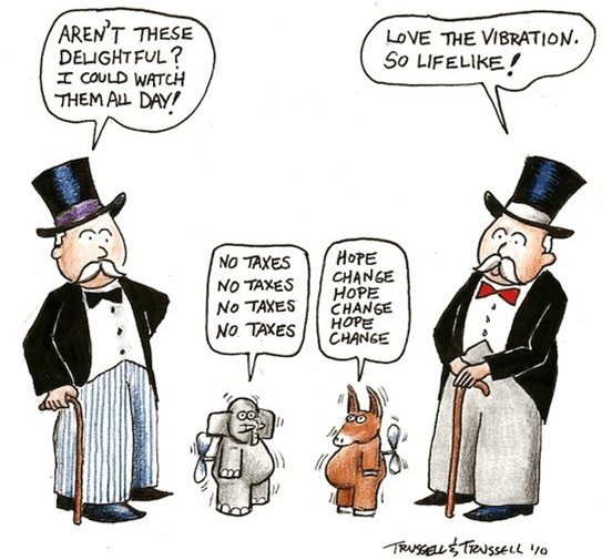 Democracy in the hands of commercial interests